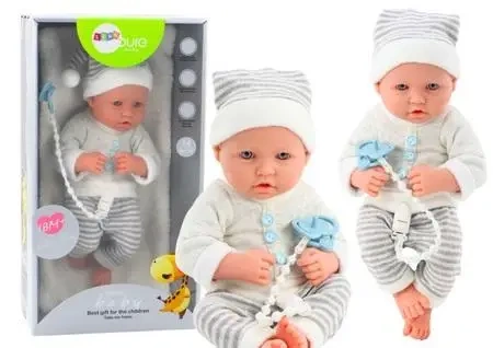 Lalka bobas w ubranku z akcesorami - Leantoys