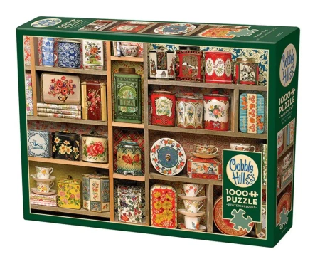 Puzzle 1000 Półka kuchenna z poprzednich dekad 113599 - Cobble Hill