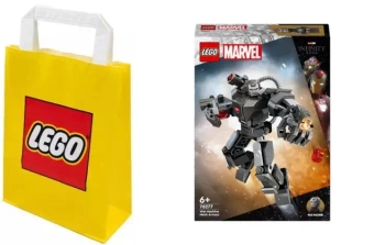 LEGO SUPER HEROES 76277 MECH WAR MACHINE + TORBA PAPIEROWA