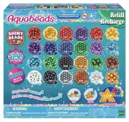 Aquabeads Błyszczące koraliki zestaw uzupełniający - EPOCH