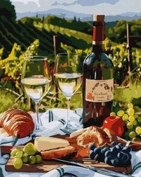 Malowanie po numerach - Południowa uczta 40x50cm - Ideyka