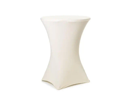 Pokrowiec na stół koktajlowy 80x110cm cappuccino - PartyDeco