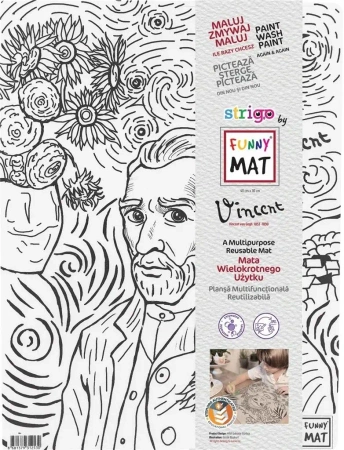 Mata transparentna Vincent Van Gogh Funny Mat - Strigo