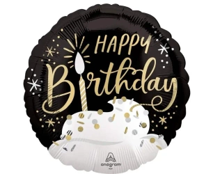 Balon foliowy Happy Birthday wishes 46cm - Anagram