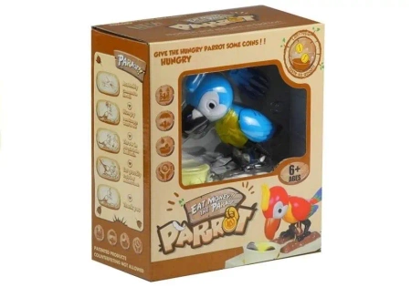 Skarbonka papuga niebieska - Leantoys