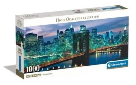 Puzzle 1000 Panorama Brooklyn Bridge - Clementoni