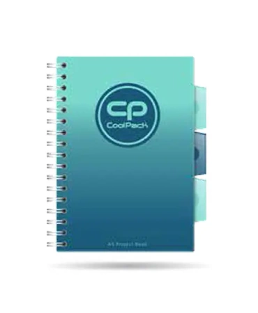 Kołozeszyt A5 100k kratka PP Coolpack gradient blue lagoon - PATIO