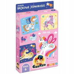 CzuCzu. Puzzle 45 elementów. Bajkowe jednorożce - CzuCzu