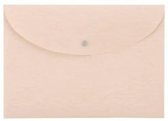 Teczka kopertowa A4 na zatrzask pastel różowy - Foldermate