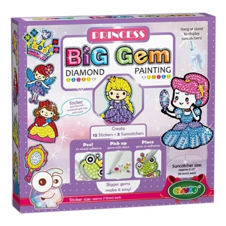 Wyklejanie diamencikami - księżniczki - Askato