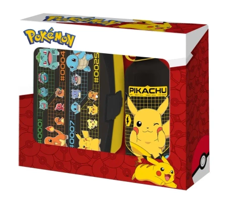 Zestaw śniadaniówka + bidon 500ml Pokemon PK00035 - Kids Euroswan