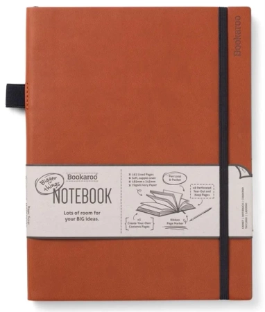 Bookaroo Notatnik Journal duży - Brązowy - IF