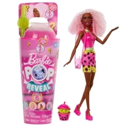 Barbie Pop Reveal Lalka Jagoda Bubble Tea - Mattel