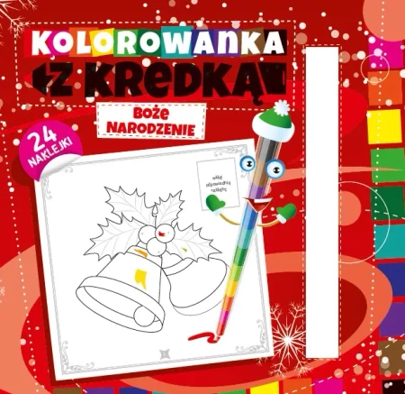 Boże Narodzenie. Kolorowanka z kredką wyd. 2 - Aneta Wojciechowska
