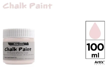 Farba kredowa 100ml pudrowy róż (6szt) - Artix