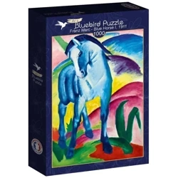 Puzzle 1000 Niebieski koń I , Franz Marc 1911 - Bluebird Puzzle
