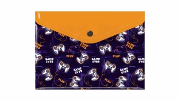Teczka koperta A5 pp z nadrukiem gamepad - BIURFOL
