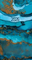 Kalendarz 2026 A6 tygodniowy Soft Turkus - Lucrum
