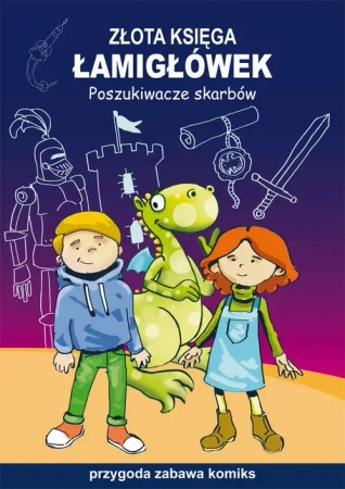 eBook Złota księga łamigłówek. Poszukiwacze skarbów. Przygoda, zabawa, komiks - Beata Guzowska