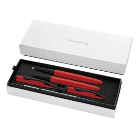 Zestaw Jazz Noble Red pióro wieczne + pióro kulk