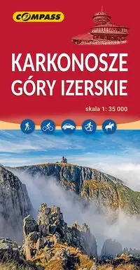Mapa turysystyczna - Karkonosze, Góry Izerskie - praca zbiorowa