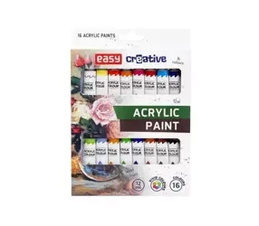 Farby akrylowe 16 kolorów EASY - Easy Stationery