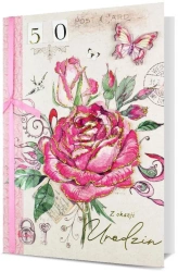 Karnet B6 Urodziny (wymienne cyfry) - Pan Dragon