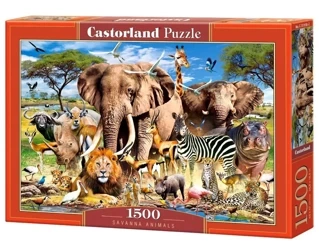 Puzzle 1500 Savanna Animals CASTOR - Castorland