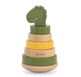 Piramida drewniana Dinozaur - Trixie Baby