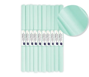 Bibuła marszczona nr 38 miętowy pastel (10szt) - INTERDRUK