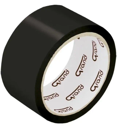 Taśma kolorowa 48mmx50m czarna (6szt) GRAND