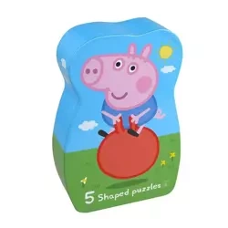 Puzzle dla dzieci George 5 układanek 24 el. - Barbo Toys