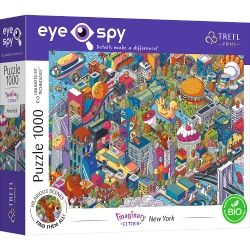 Puzzle 1000 uft eye-spy Imaginary cities New York USA 10708 - Trefl PAP