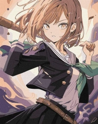 Malowania po numerach - Nieustraszona dziewczyna - Ideyka