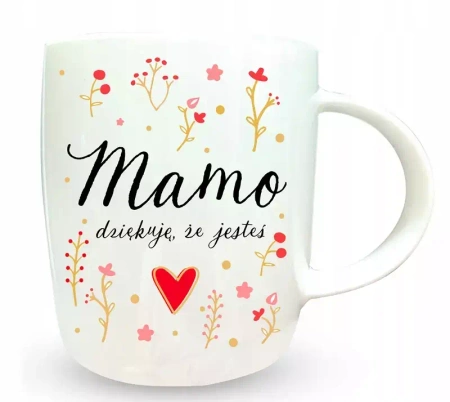 Kubek TOP-019 Mamo, dziękuję, że jesteś Passion Cards