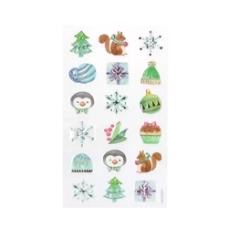 Naklejki świąteczne pastelowe - Arpex