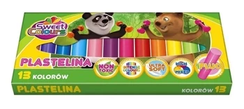 Plastelina 13 kolorów - Sweet colours