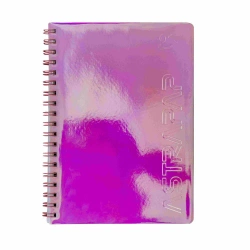 Kołozeszyt A5 holographic 100k. kratka 1szt.mix - ASTRA art-pap