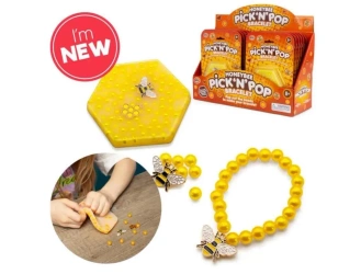 Bransoletka własnej roboty - pszczółki - One for Fun