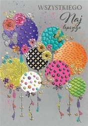 Karnet A5 Jaskrawe Balony - Henry