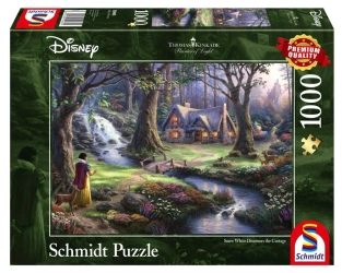 Puzzle 1000 PQ Królewna Śnieżka Disney T.Kinkade 107252 - Schmidt Puzzle