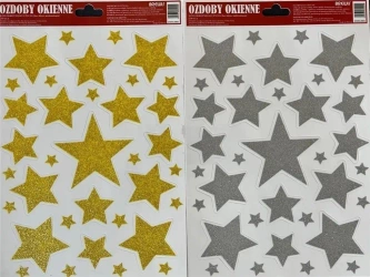 Witraże okienne gwiazdki MIX - Brewis