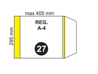 Okładka na podr A4 regulowana NR 27 (20szt) - Fol-Plast