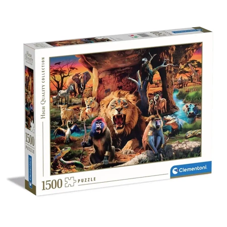 Puzzle 1500 HQ The Tribal Society - Clementoni