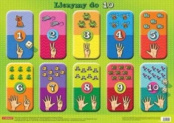 Plansza edukacyjna - Liczymy do 10 - opracowanie zbiorowe