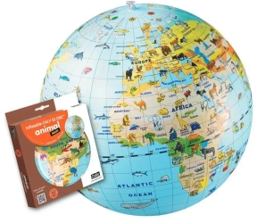 Globus 50 cm - Zwierzęta, piłka - Caly