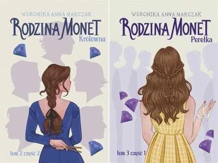 Rodzina monet. Zestaw 6 książek. Tom 1-4 - Weronika Marczak
