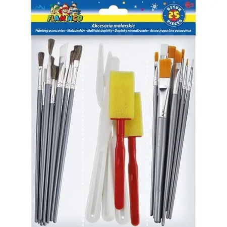 Zestaw akcesoriów artystycznych 25szt - Titanum