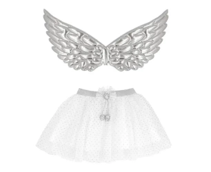 Strój srebrny aniołek rozm. uniwersalny - Godan