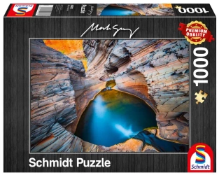 Puzzle 1000 PQ panorama Błękit indygo M. Gray 109991 - Schmidt Puzzle